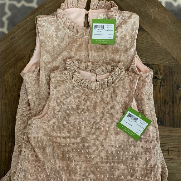 kate spade • metallic ruffle dress - Picture 8 of 8